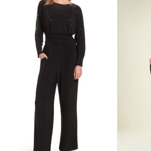 Black sm Rhinestone Blouson Jumpsuit
VINCE CAMUTO